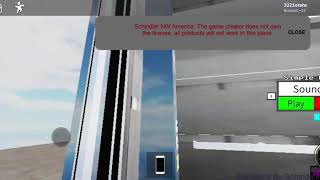 ROBLOX Epic fail: Got stuck at the highest floor High-Rise EV_SC Lifts Elevator at Elevator Lift V2