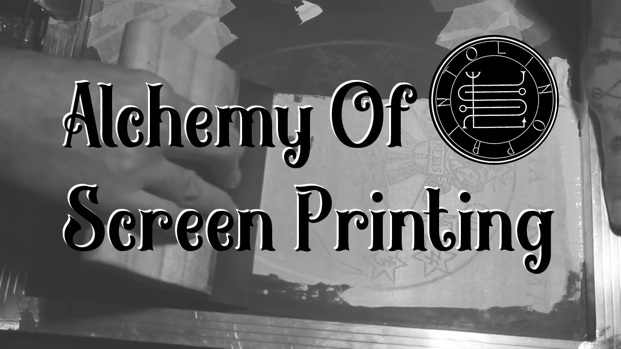 Alchemy of Screen Printing /// DIY /// Materia Prima - YouTube