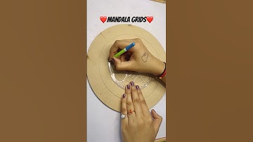 Mandala grids❤️ #grids #mandalagrid #gridlines #mdfart #lippanart #gridlinemethod #mandalaart