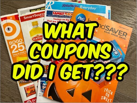 10/25/20 WHAT COUPONS DID I GET?