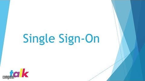 iceBar: Single Sign-On