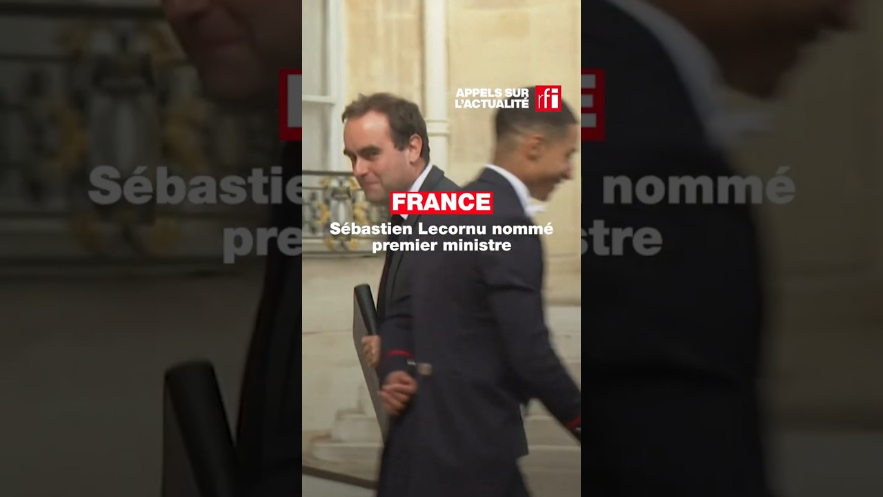 France : Sébastien Lecornu nommé Premier ministre après la chute du gouvernement Bayrou • RFI