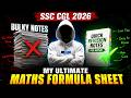 “My Maths Notes for SSC CGL 📈 170+ Score Strategy”