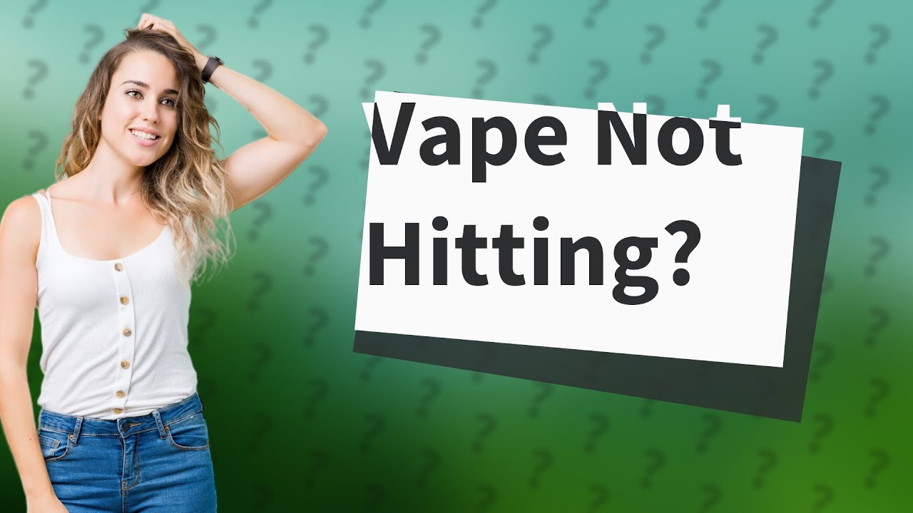 How to fix a vape that doesn't hit but light turns on?