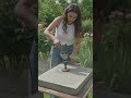 🌿 Build a stunning outdoor vanity using a clever mold and an exercise ball.