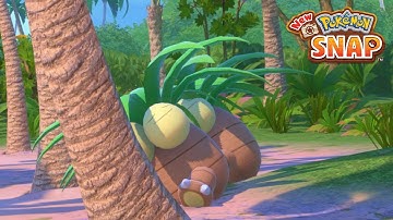 New Pokemon Snap - Three in a Row (4 Star Exeggutor) | LenTalk Request [Blushing Beach (Day)]