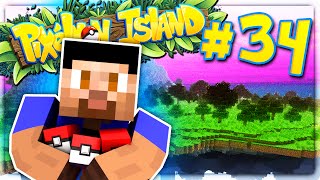 LATE NIGHT POKEMON - PIXELMON ISLAND SMP #34 (Pokemon Go Minecraft Mod)