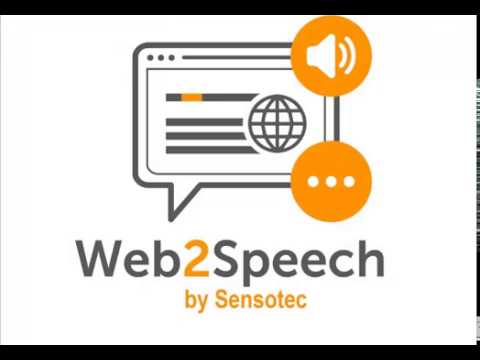 Web2Speech voorleessoftware