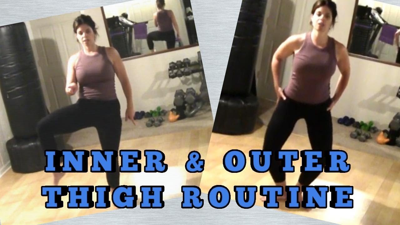 LOSE WEIGHT & TONE, INNER & OUTER THIGH WORKOUT (No Equipment) 15 MINUTES YouTube