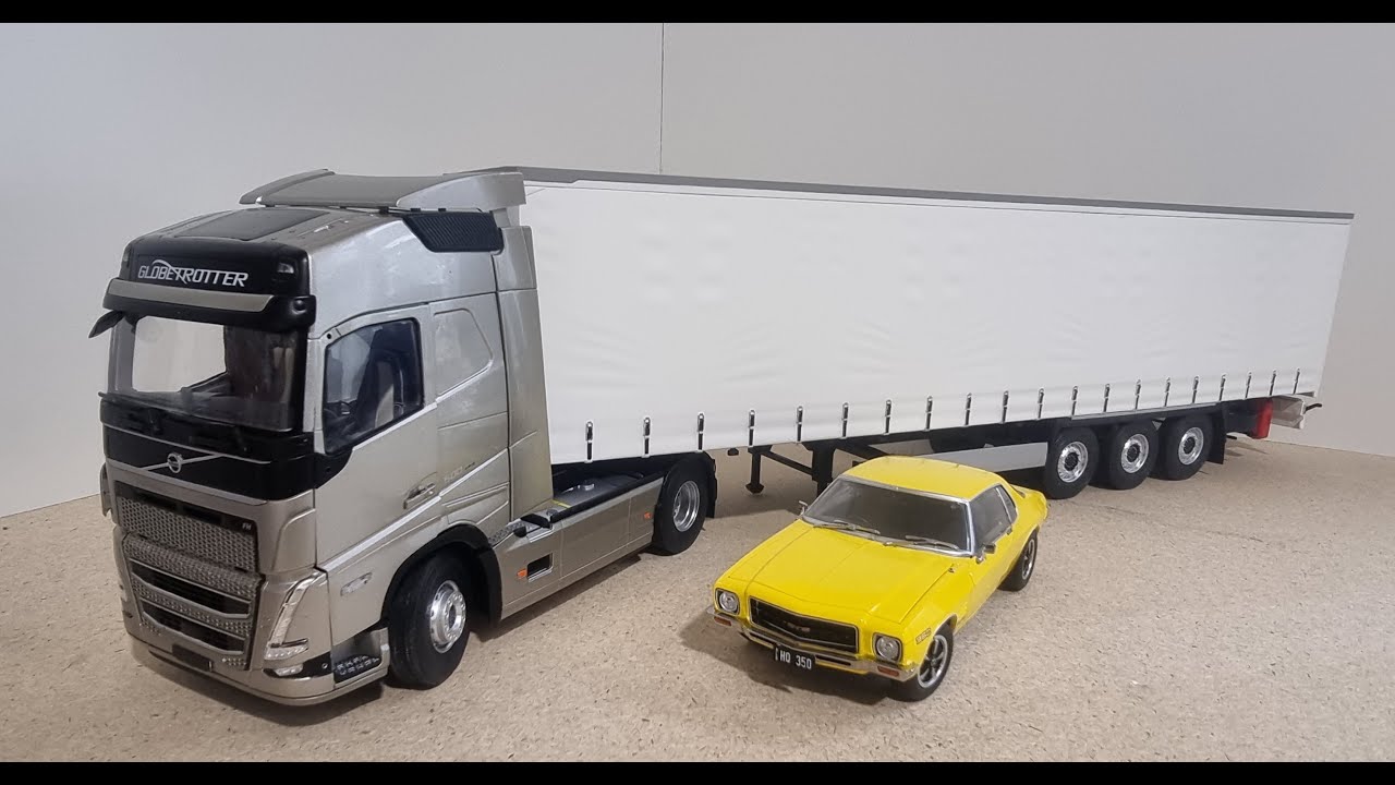solido truck edition Volvo fh 500 euro 6 and trailer 1/24 scale