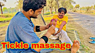 🦶😂 **ASMR TICKLE MASSAGE GONE WRONG!** Rafique Master’s **First Time** Foot Tickling Reaction!