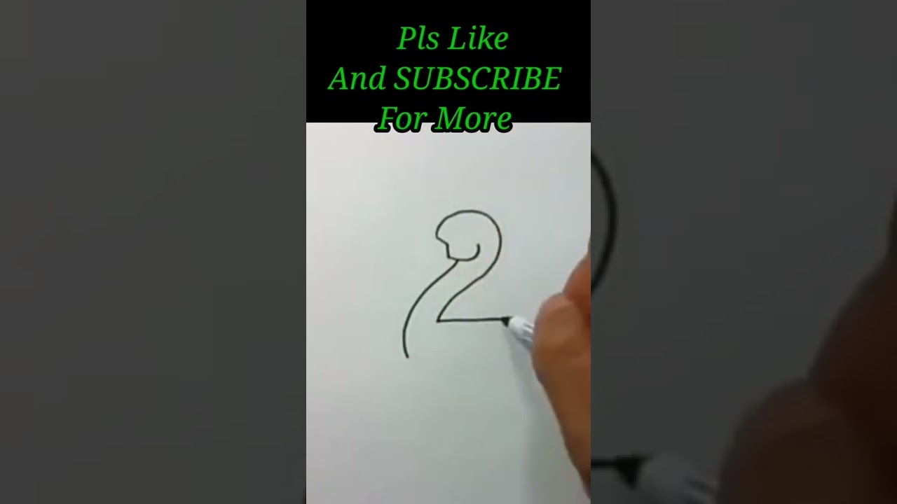 How To Draw A Bird By Numbers#1 