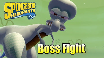 Squidward-Rex Boss Fight - SpongeBob HeroPants