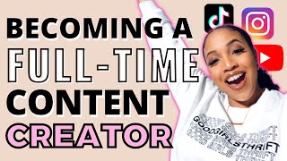 Becoming a FULLTIME Paid Content Creator! | Leaving My Corporate Career (Millennial Mom Inspo)