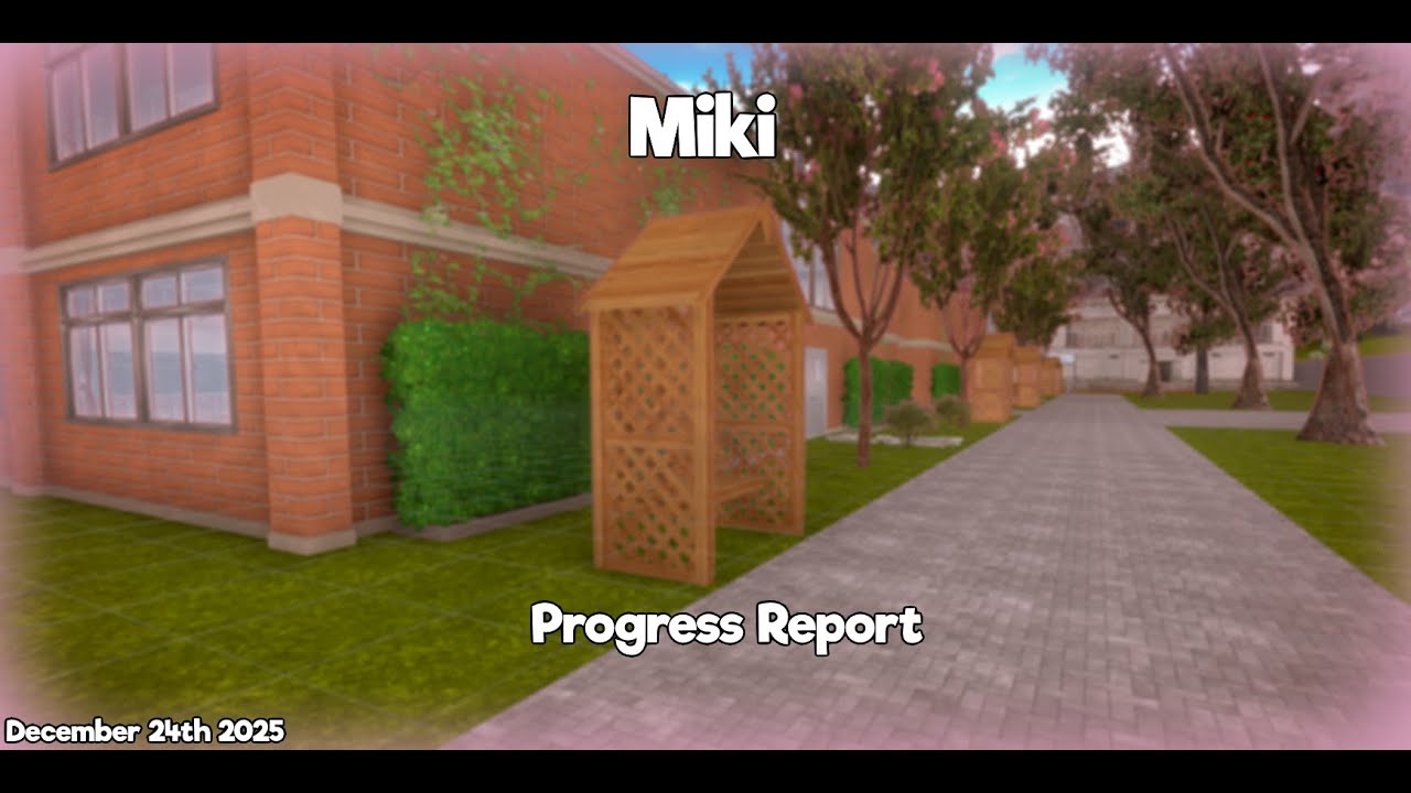 Miki : December 24th 2025 Progress Report (Yandere Simulator Inspired Game)