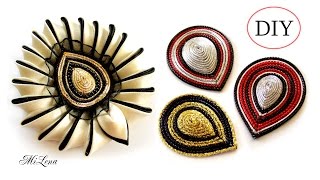 Оригинальные серединки для канзаши, МК / How decorate the middle of kanzashi flower Оригинальные серединки для канзаши, МК / How decorate the middle of kanzashi flower