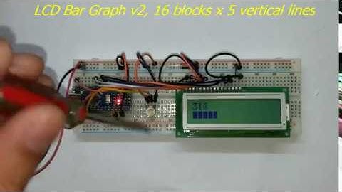 Arduino LCD Bar Graph