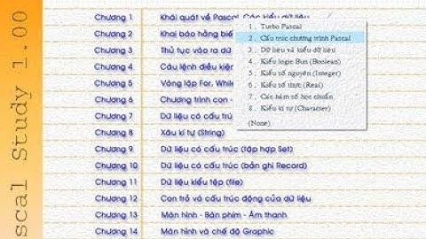Hướng dẫn download và cài đặt Pascal Study - Học Pascal từ cơ bản tới nâng cao