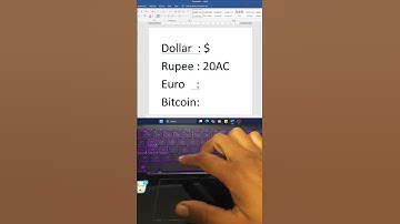 currency symbols #asmr #keyboard #windows