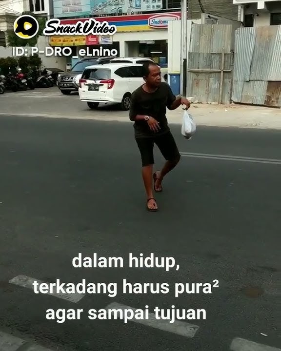 story wa pura pura sakit saat nyebrang jalan 😂