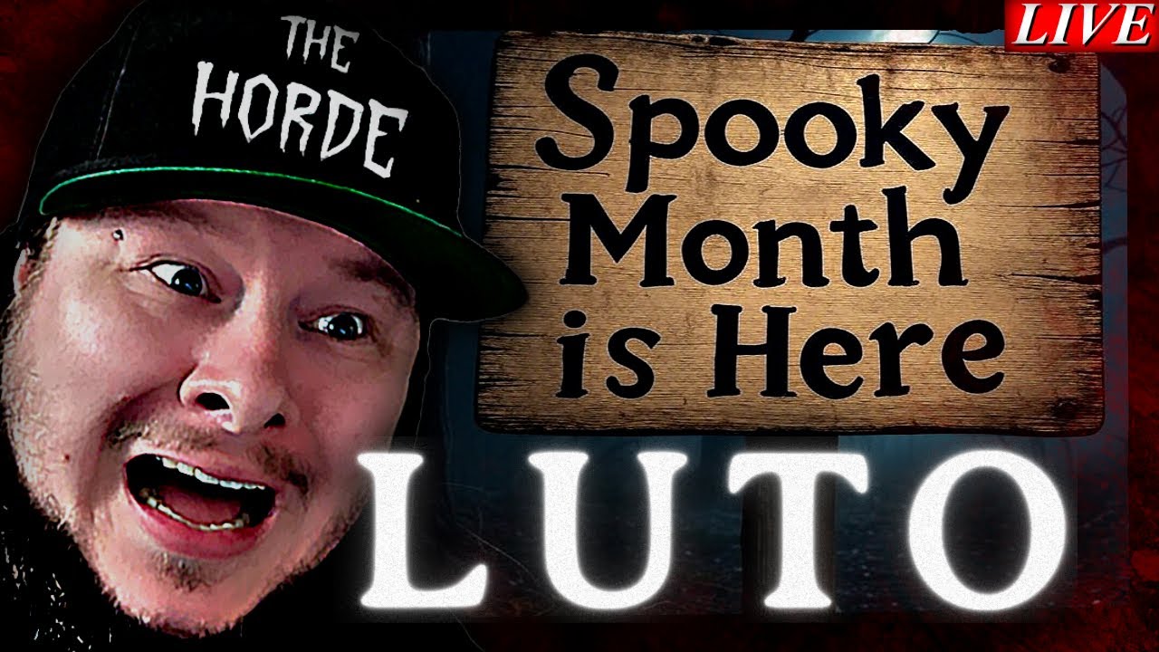( LUTO ) #spooktober is here!! - HORROR GAMES LIVE