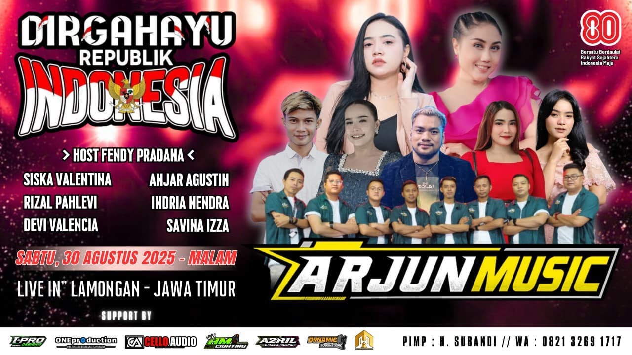 🔴 LIVE ARJUN MUSIC (PIMPINAN H.SUBANDI) X CELLO AUDIO || KECAMATAN TURI LAMONGAN