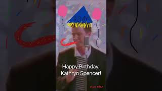 Happy Birthday Kathryn