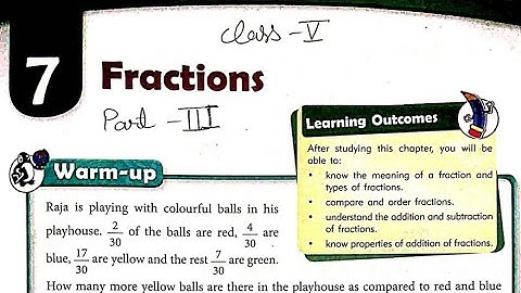 Class 5 Maths | Chapter 7 Fractions Part 3 | MKD Agrim Academy
