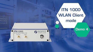 WLAN Client mode - Part 4 - NOFFZ ITN 1000 WLAN+BT