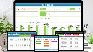 App Store Optimization KPI Dashboard in Excel