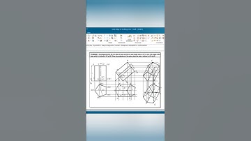 Pentagonal Prism: Projection of Solids #projectionofsolids #engineeringdrawing # #caed