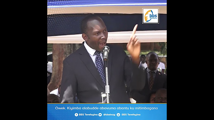 Owek. Noah Kiyimba agamba abantu abavuma abantu tebakyalina kifo mu Buganda