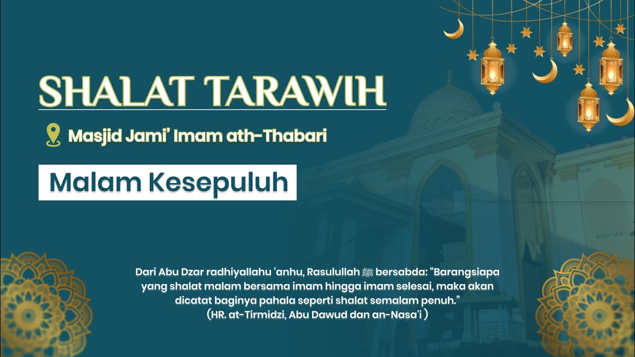 [LIVE] Sholat Isya dan Tarawih Malam ke-10 | Masjid Ath-Thobari Ponpes ZAD IQBS & STIQ ZAD Cianjur