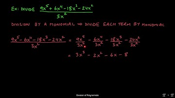 ※ 5. Polynomials - § 5.5 Division of Polynomials Ex 1