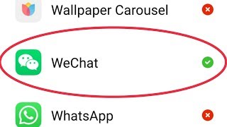 WeChat Show on Lock screen On & Off Permission in Android screenshot 2