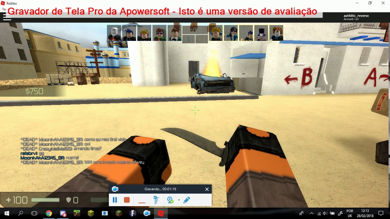 Eu Usando Hack No Cbro Youtube - hack para roblox cbro