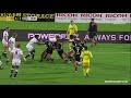 Julian savea deals with weak attempt from lwazi mvovo