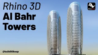 Modeling Al Bahr Towers Rhino 3D: Architectural Modeling Tutorial