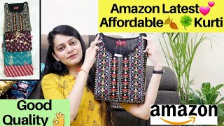 Latest Design Amazon Cotton Anarkali Kurti HaulAmazon Festival Kurti HaulLong Kurti Haul 2020