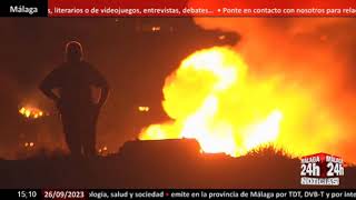 🔴Noticia - Arden un centenar de chabolas en Palos de la Frontera