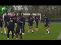 Aubameyang back with a smile on his face with Partey, Smith Rowe in fun  Arsenal training session