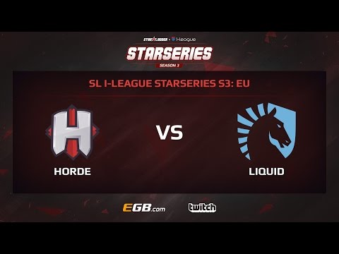 Horde vs Team Liquid, Game 1, SL i-League StarSeries Season 3, EU