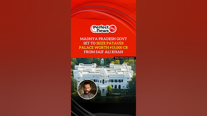 Madhya Pradesh Govt to Seize Saif Ali Khan’s ₹15,000 Cr Pataudi Palace?