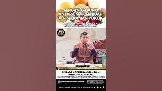 JANGAN GABUNG BUAH DAN MAKANAN POKOK