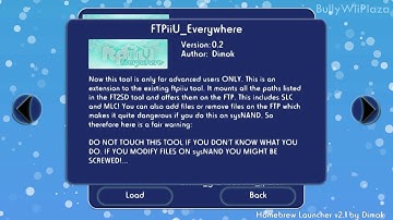 [Wii U] FTPiiu everywhere for Cold Boot Haxchi Fix Tutorial