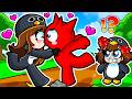 Me BESA por ACCIDENTE la HERMANA de GuguGaga PENGUIN! ????❤️