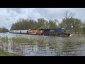 Cpkc 374 waddling through the floodwaters      steelhighway