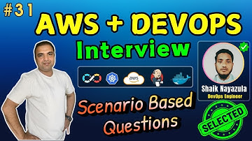 AWS DevOps Engineer Scenario Based Interview - Real World AWS, Docker, Kubernetes, CICD Pipelines