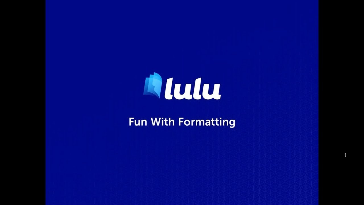Webinar | Fun with Formatting - YouTube