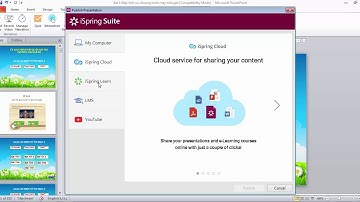 Bài giảng Elearning | Xuất bản bài giảng E-Learning trong iSpring Suite